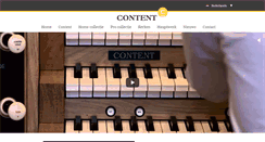 Desktop Screenshot of contentorgans.com