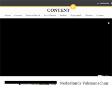 Tablet Screenshot of contentorgans.com